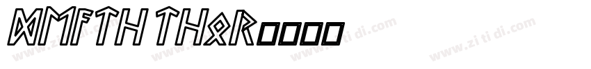 Death Thor字体转换